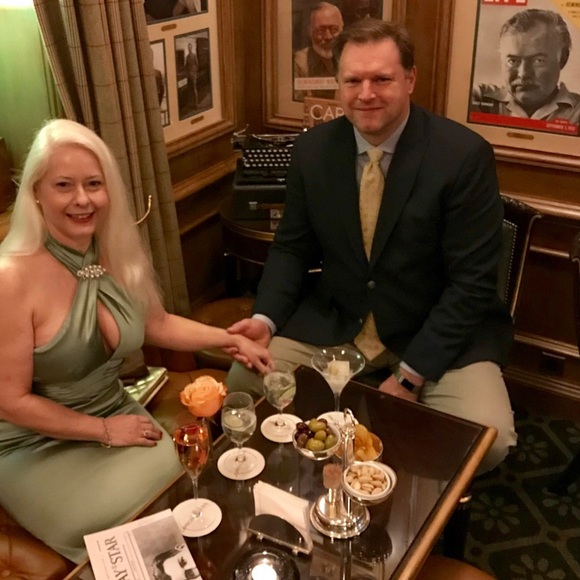 Fine Feathers green silk cocktail dress - 6 - Picture 9 of 9